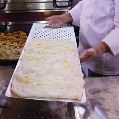 GI Metal 30X90cm Perforated board for pizza by the meter 